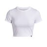 Ua Rival Rib Baby Tee-Blk