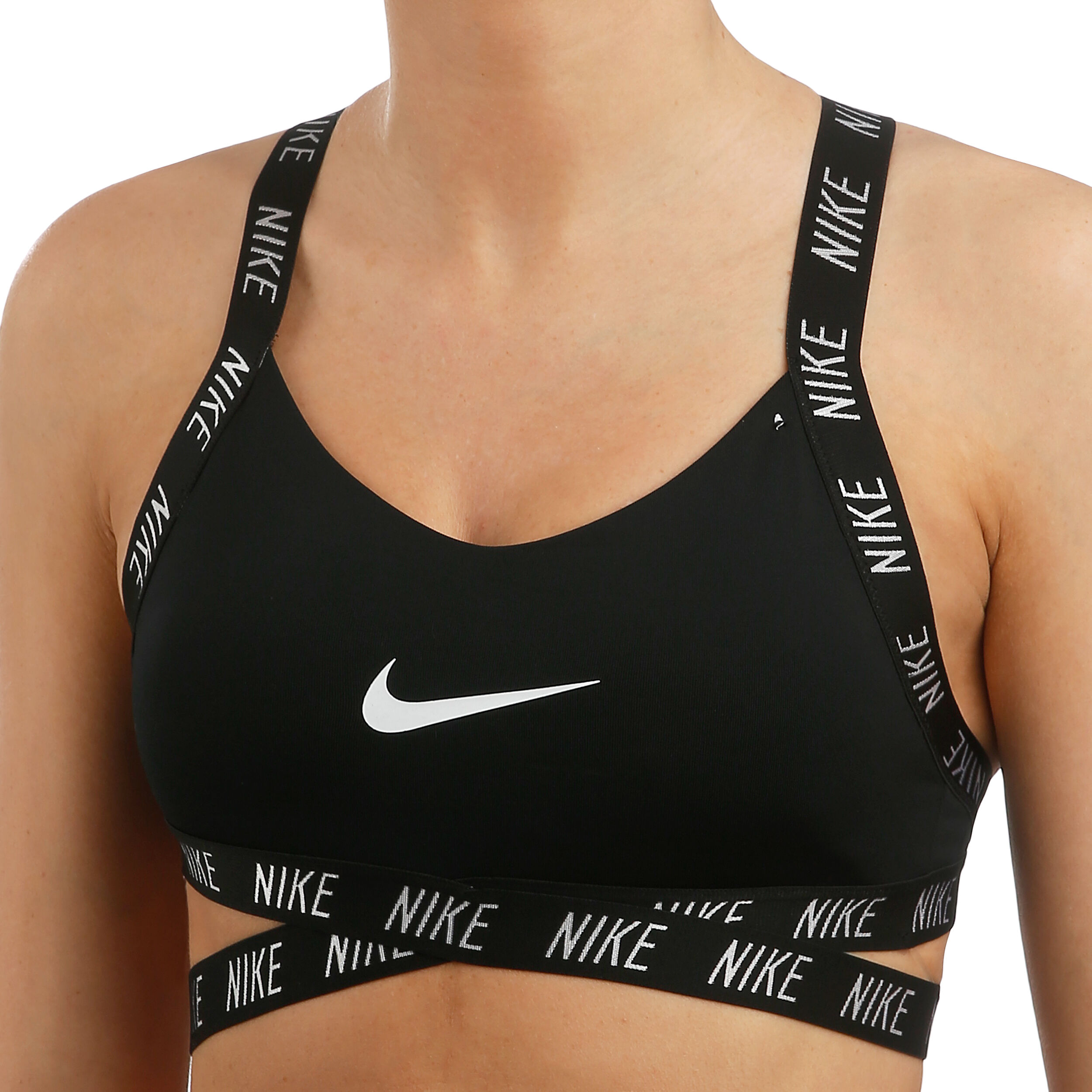 Sport bh nike schwarz clearance