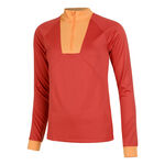 Puma Bekleidung Puma First Mile Mid Layer Lauftop Damen-Rot
