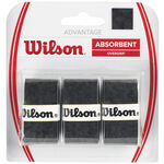 Wilson Overgrips Wilson Advantage Overgrip 3er Pack-Schwarz