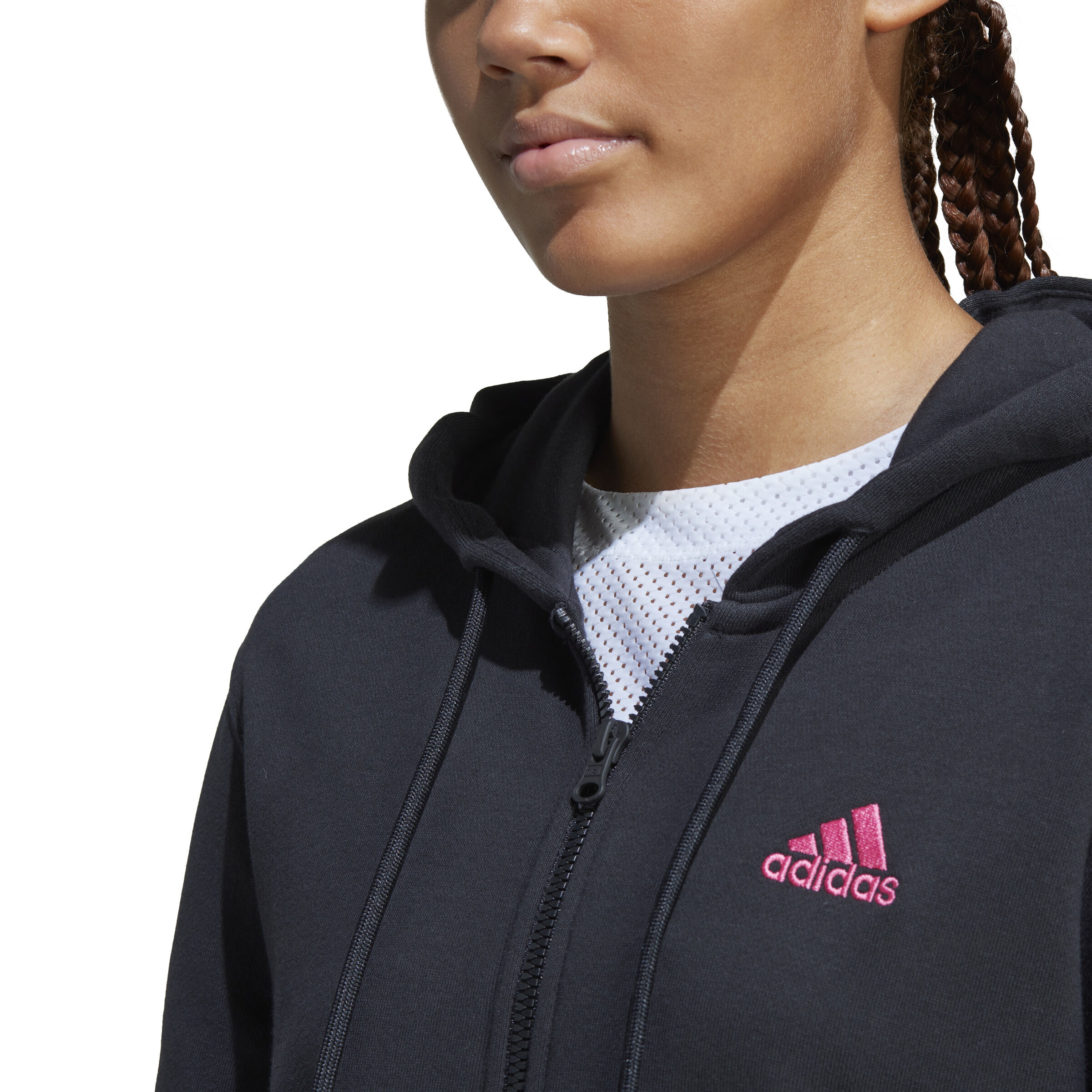 Adidas sweatjacke schwarz pink clearance