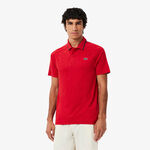 Lacoste Bekleidung Lacoste Novak Djokovic Polo Herren-rot