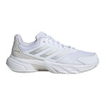 adidas Tennisschuhe adidas CourtJam Control 3 Sandplatzschuh Damen-Wei&szlig;,Silber