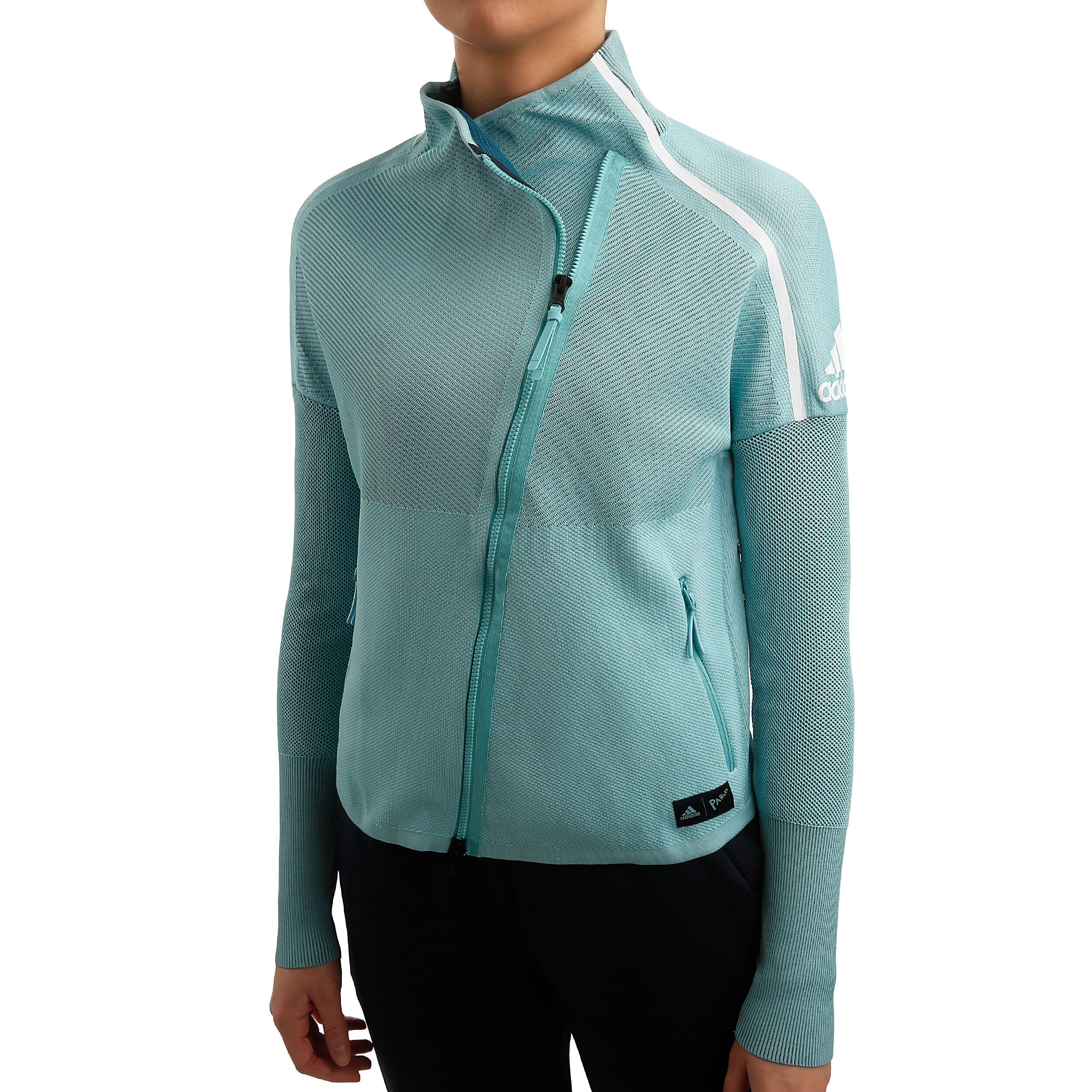 adidas Z.N.E. Heartracer Parley Trainingsjacke Damen Mint adidas Z.N.E. Heartracer Parley Trainingsjacke Damen Mint