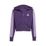 3Stripes Full-Zip Crop Trainingsjacke Mädchen - lila, flieder