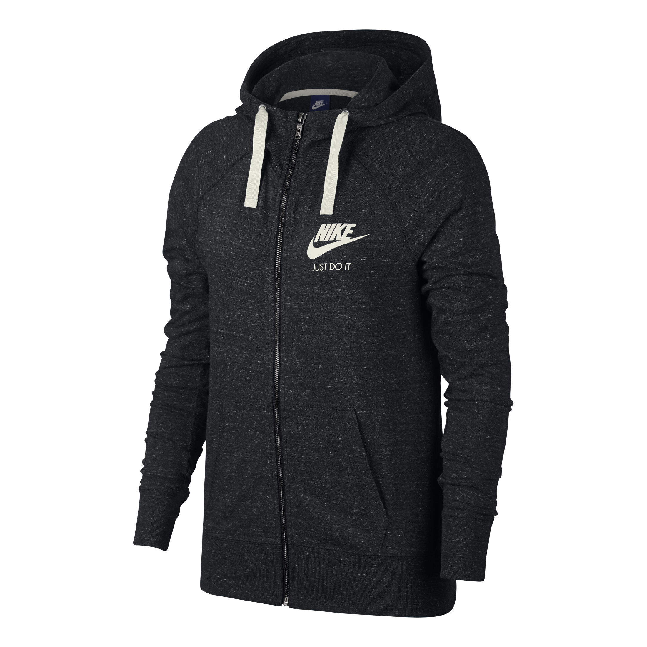 Nike Sportswear Gym Vintage Sweatjacke Damen Schwarz, Weiß Nike Sportswear Gym Vintage Sweatjacke Damen Schwarz, Weiß