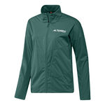 adidas Bekleidung adidas Terrex XPR Softshell Laufjacke Damen-grün