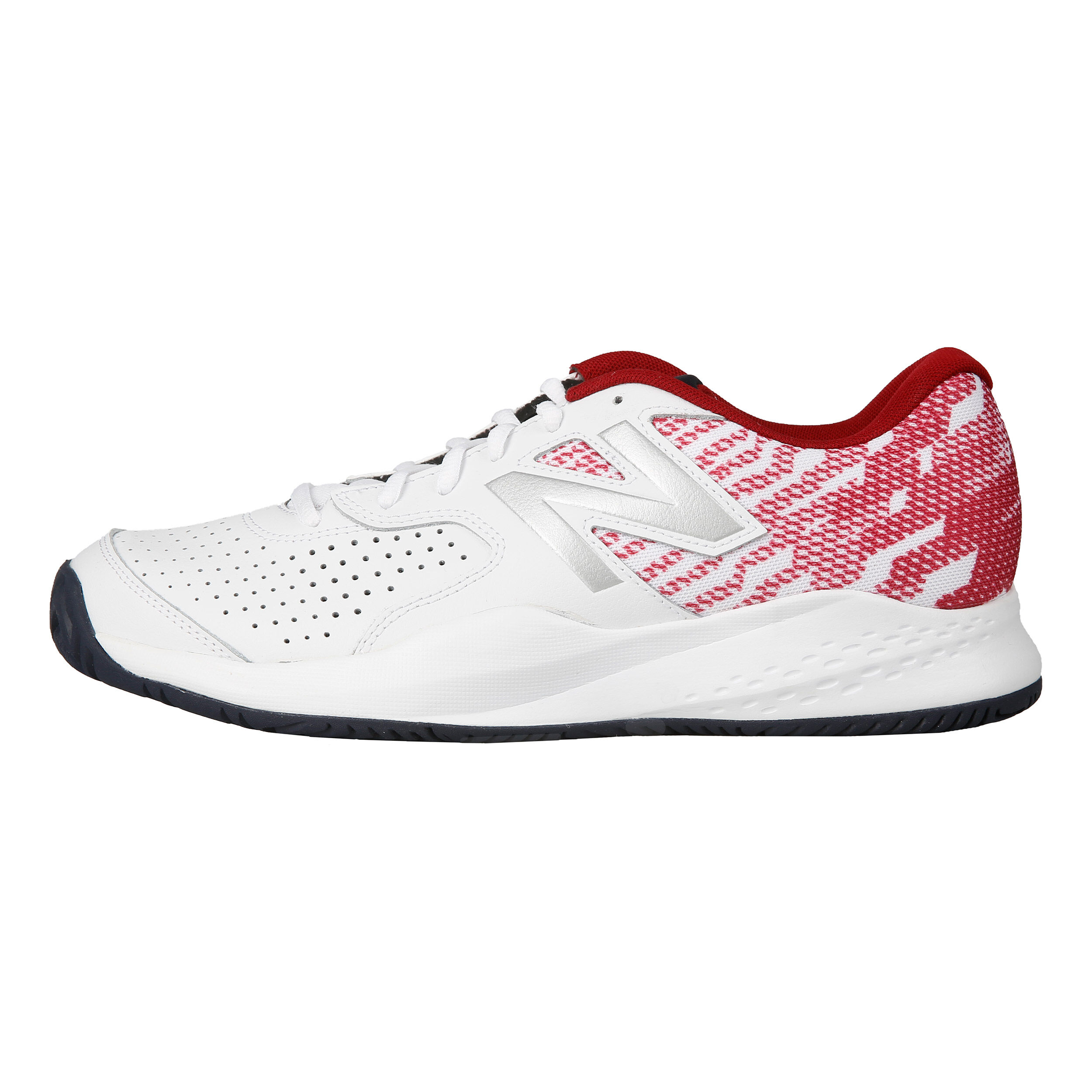 696 V3 Allcourtschuh Herren Wei Rot