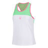 Racerback Tank-Top Damen - gr&uuml;n, pink