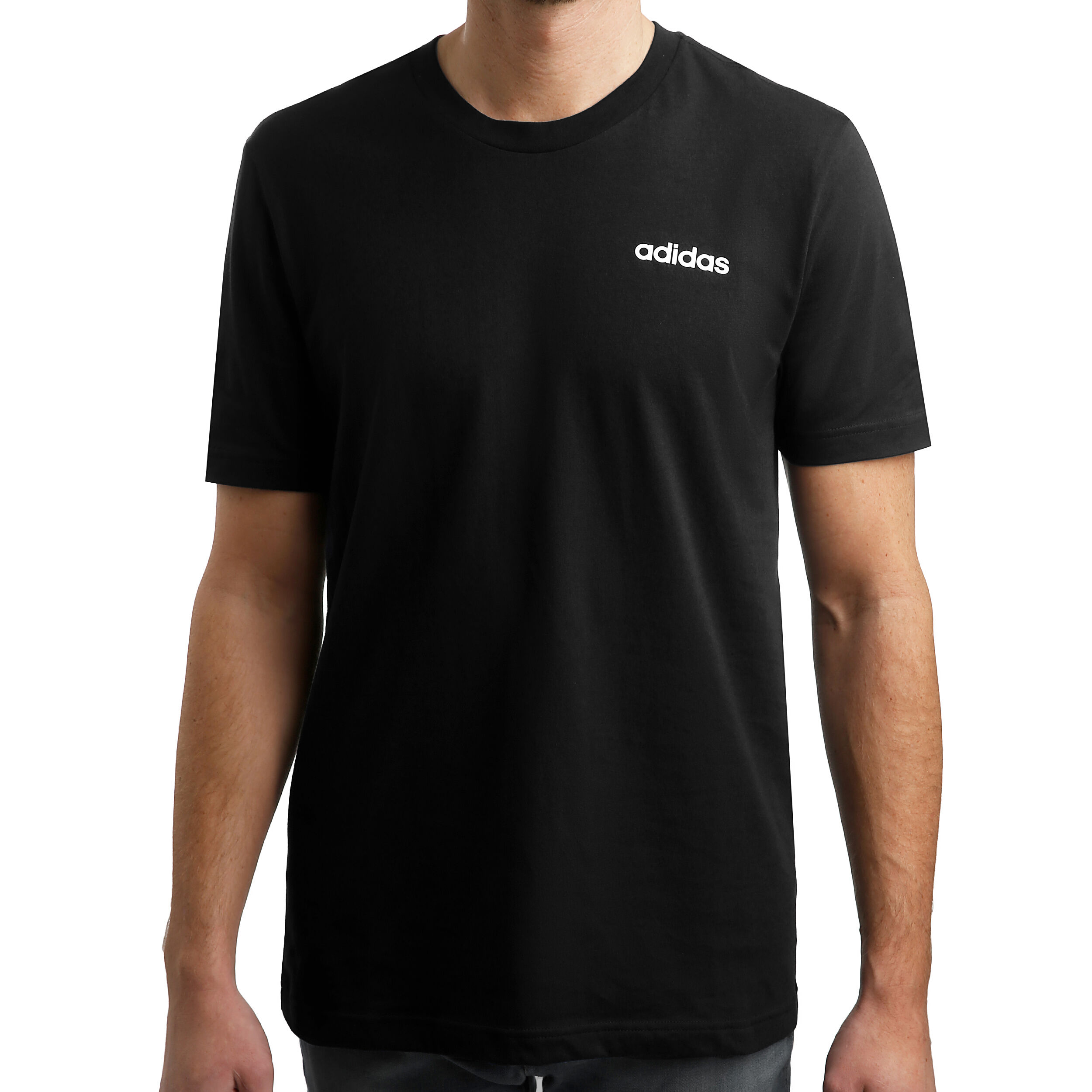 adidas Essentials Plain T Shirt Herren Schwarz, Weiß adidas Essentials Plain T Shirt Schwarz | adidas Austria