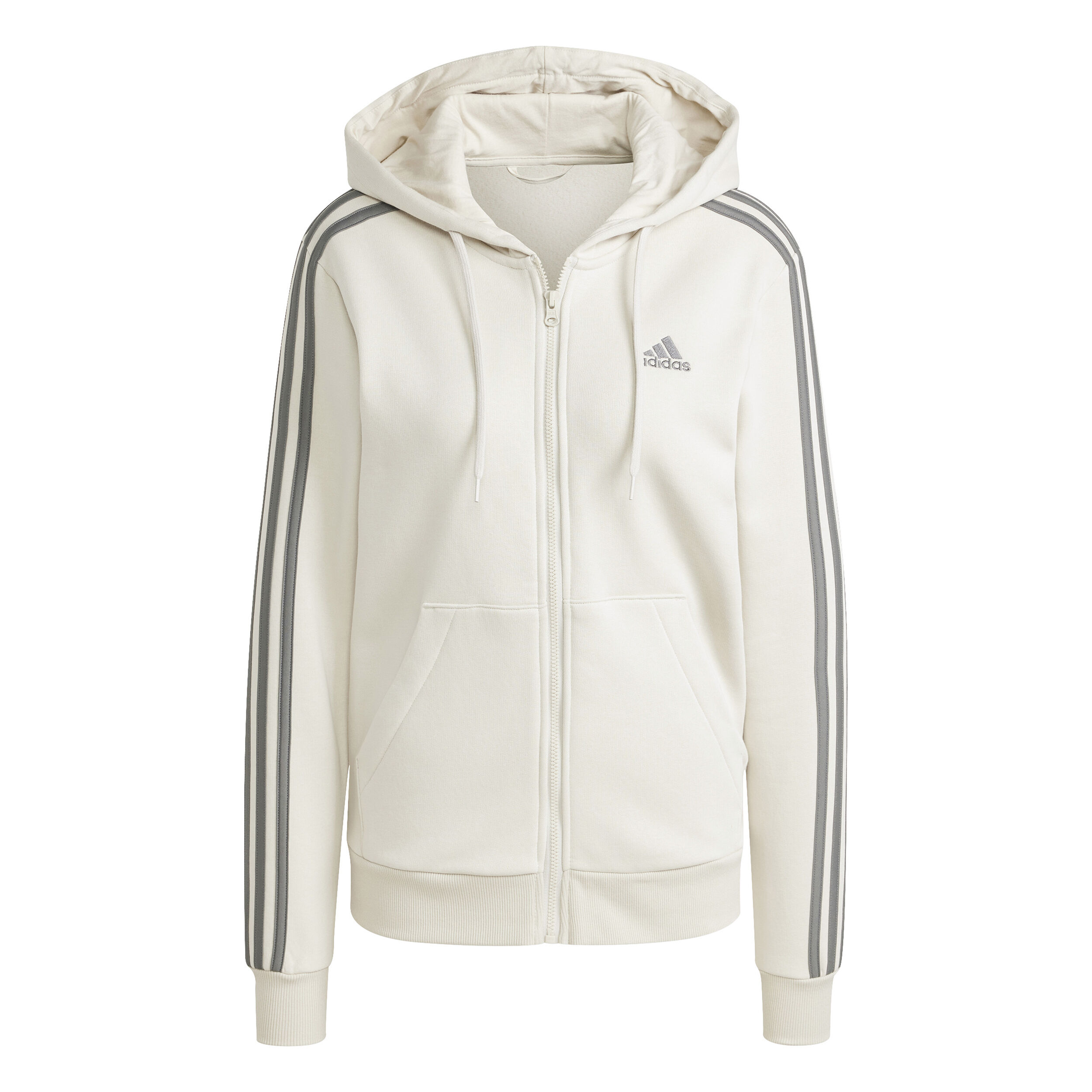 adidas 3Stripes Freelift Sweatjacke Damen Creme online kaufen Tennis Point AT