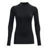 Coldgear Authentics Mockneck Longsleeve Damen-Schwarz