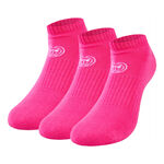 BIDI BADU Bekleidung BIDI BADU Leana No Show Tech Sportsocken 3er Pack Damen-Pink,Weiß