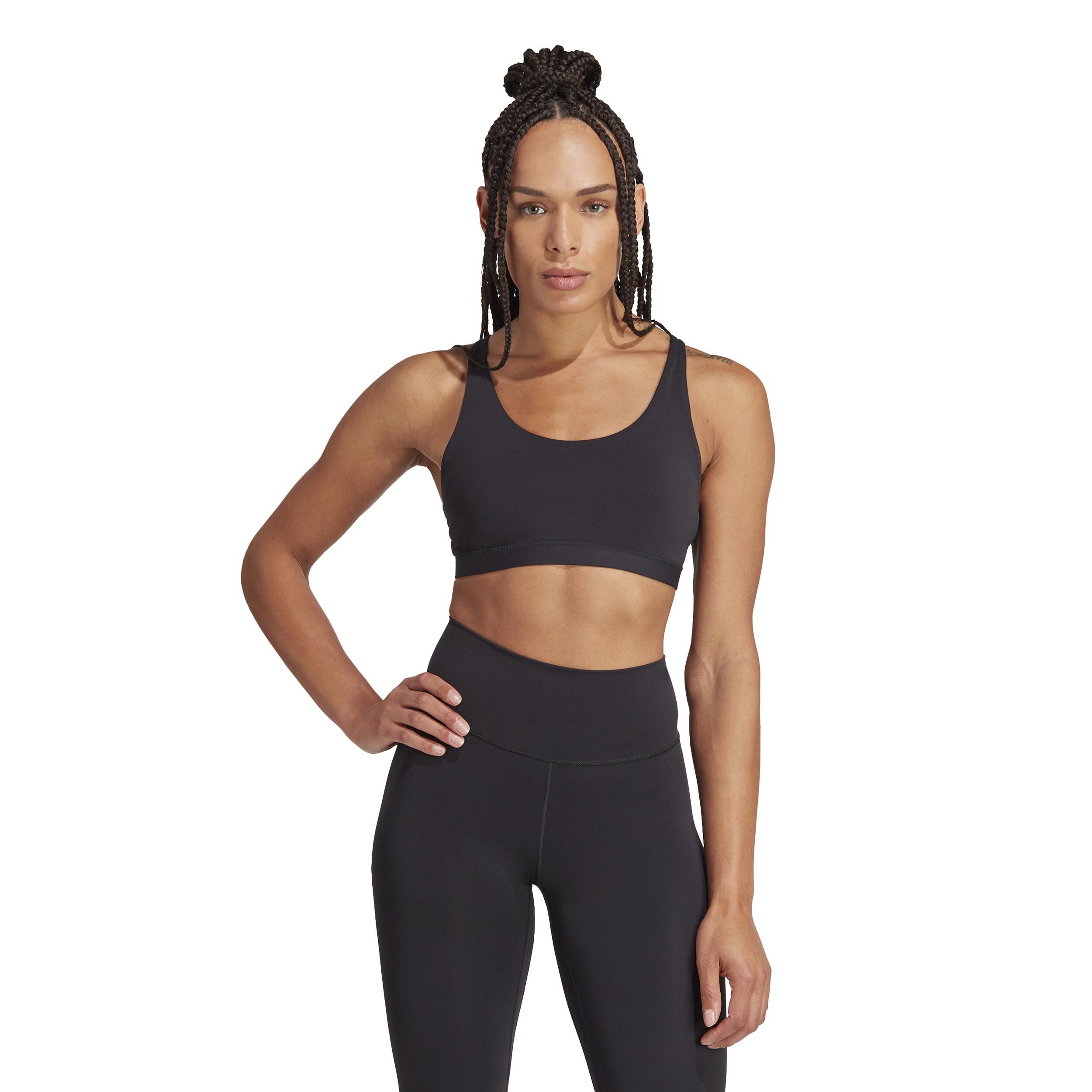 adidas All Medium Support Sport BH Damen Schwarz online kaufen Tennis Point AT