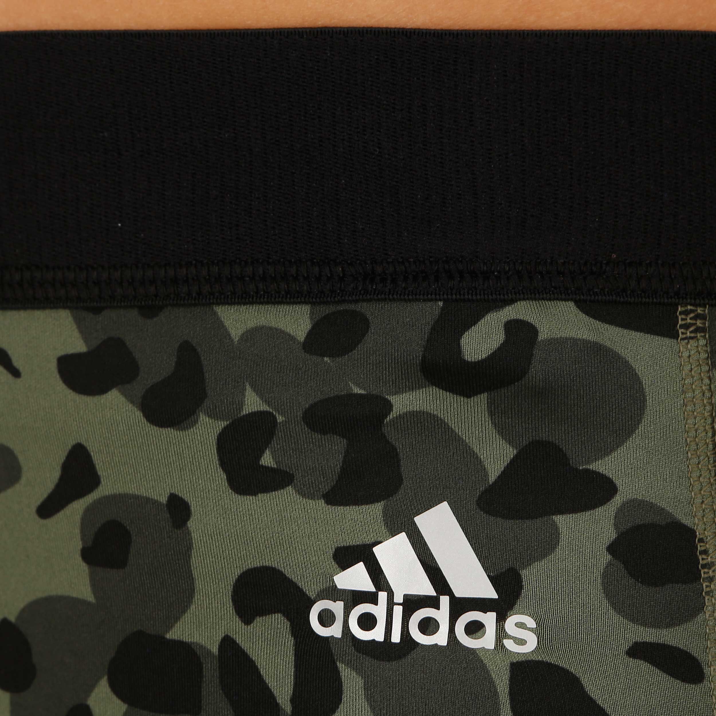 adidas Techfit Capri Animal Print Capri Hose Damen adidas Techfit Capri Animal Print Capri Hose Damen Schwarz