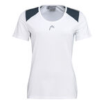 HEAD Bekleidung HEAD 22 Tech T-Shirt Damen - weiß, dunkelblau