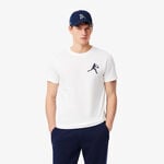Lacoste Bekleidung Lacoste & Cap T-Shirt Herren - wei&szlig;, dunkelblau