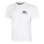 Lacoste Bekleidung Lacoste Urban Print T-Shirt Herren-Weiß