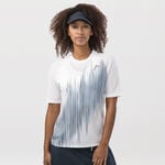 HEAD Bekleidung HEAD Performance T-Shirt Damen-Weiß,Dunkelblau