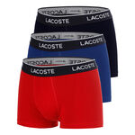 Lacoste Boxer Short Lacoste Boxershorts Courts 3er Pack Boxer Short Herren-blau, rot