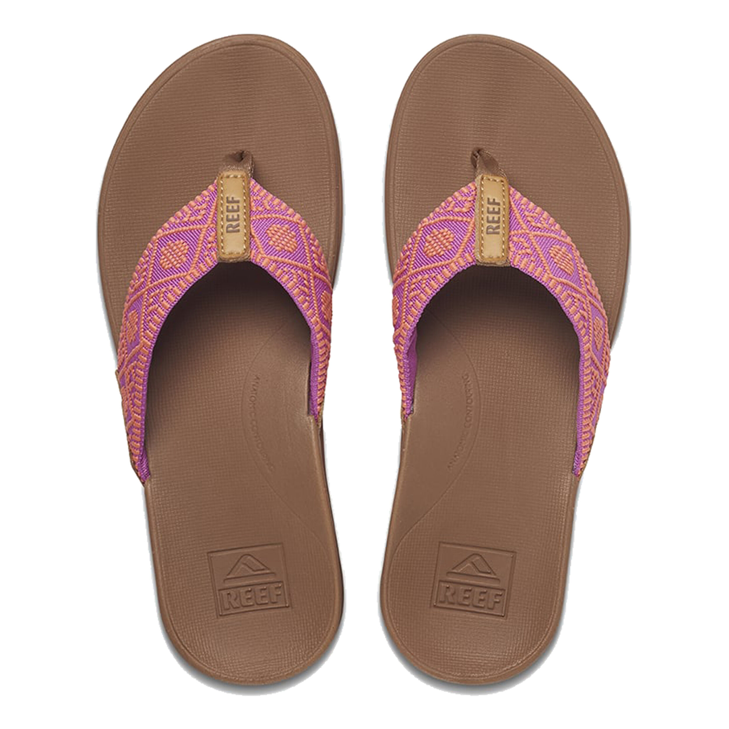Reef Ortho Woven Flip Flop Damen Braun Pink online kaufen Tennis Point AT