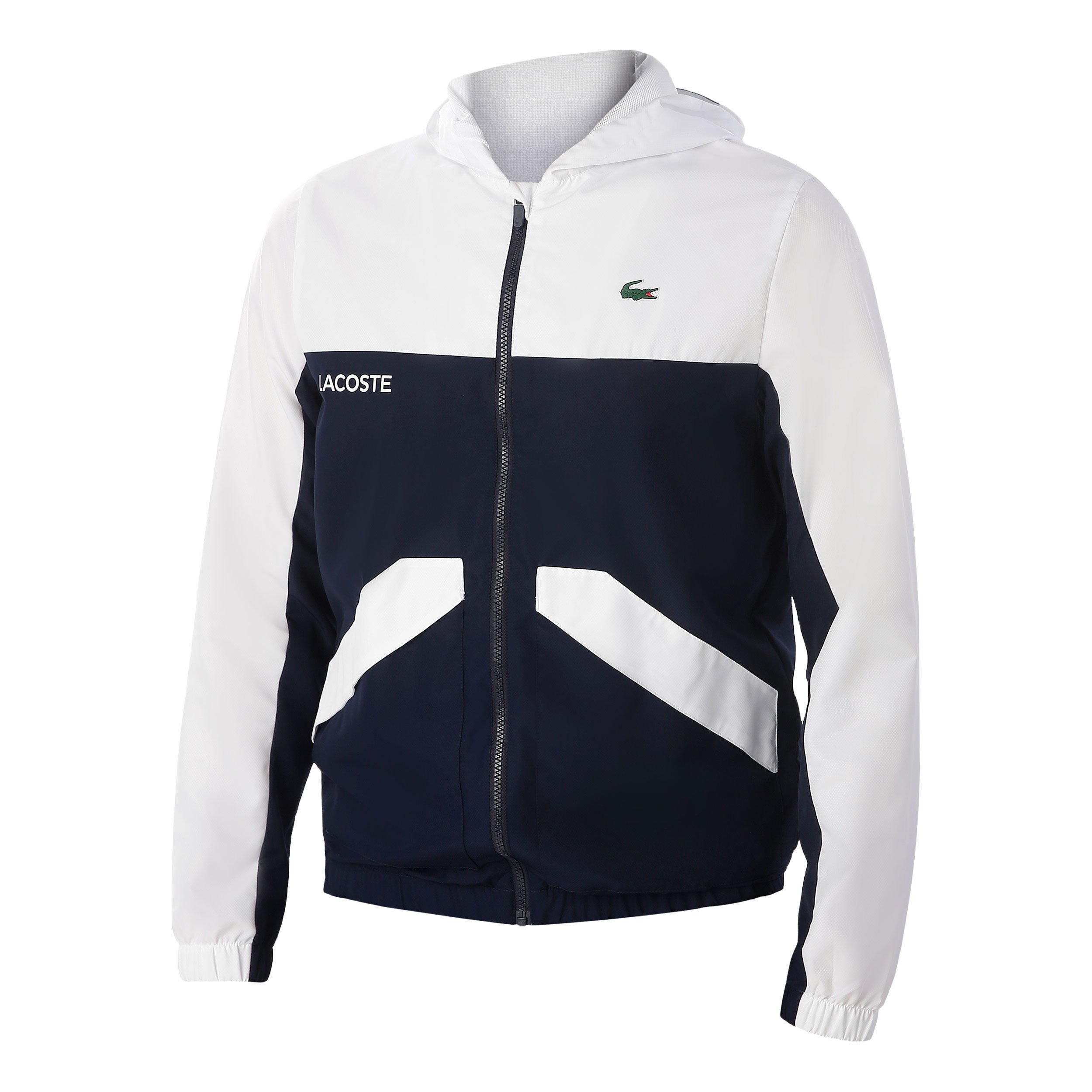Trainingsjacke Herren - Dunkelblau, Weiß