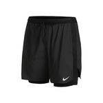 Nike Bekleidung Nike Dri-Fit Stride 2in1 7in Laufshorts Herren-Schwarz,Grau