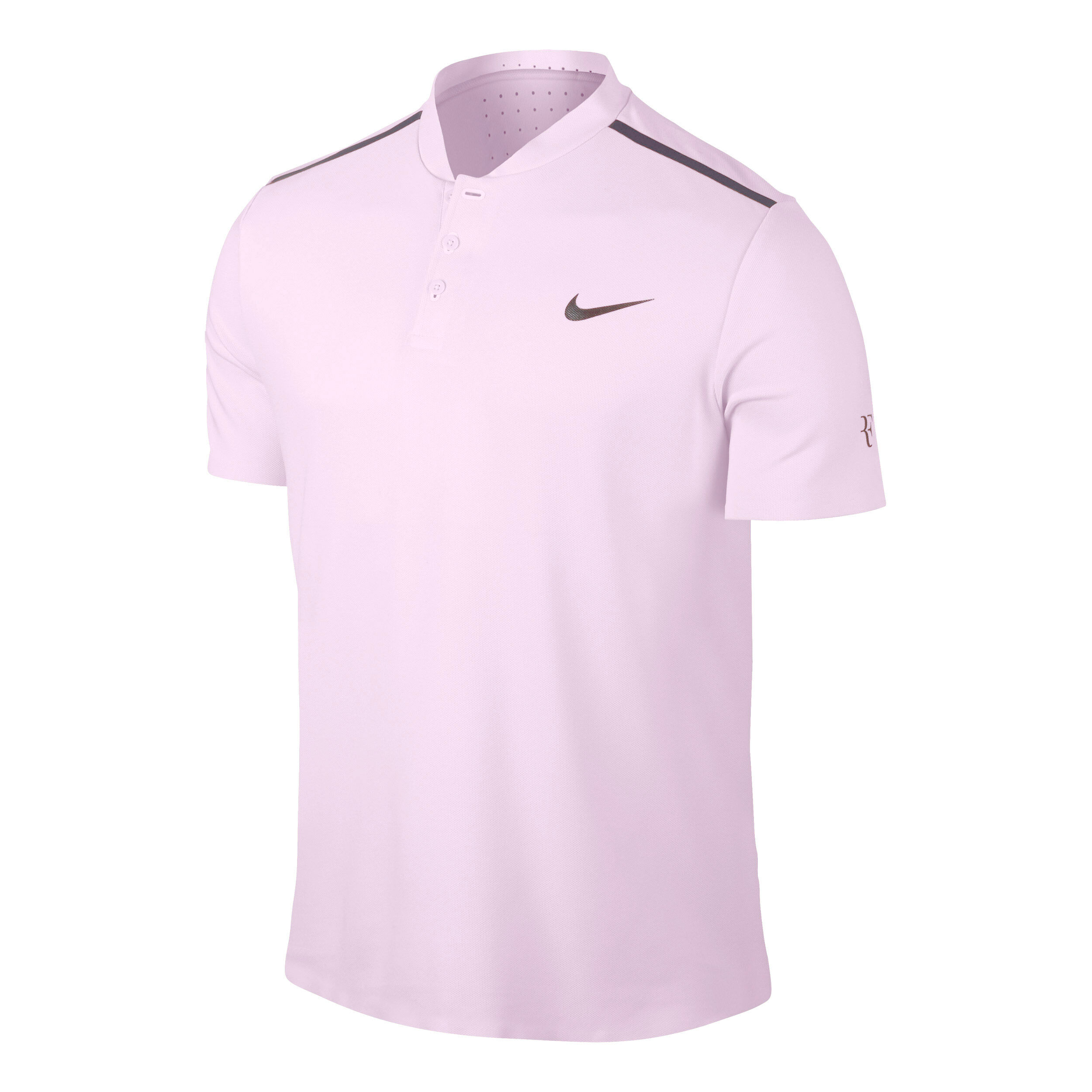 Nike Court Advantage Roger Federer Polo Herren Flieder Schwarz online kaufen Tennis Point AT