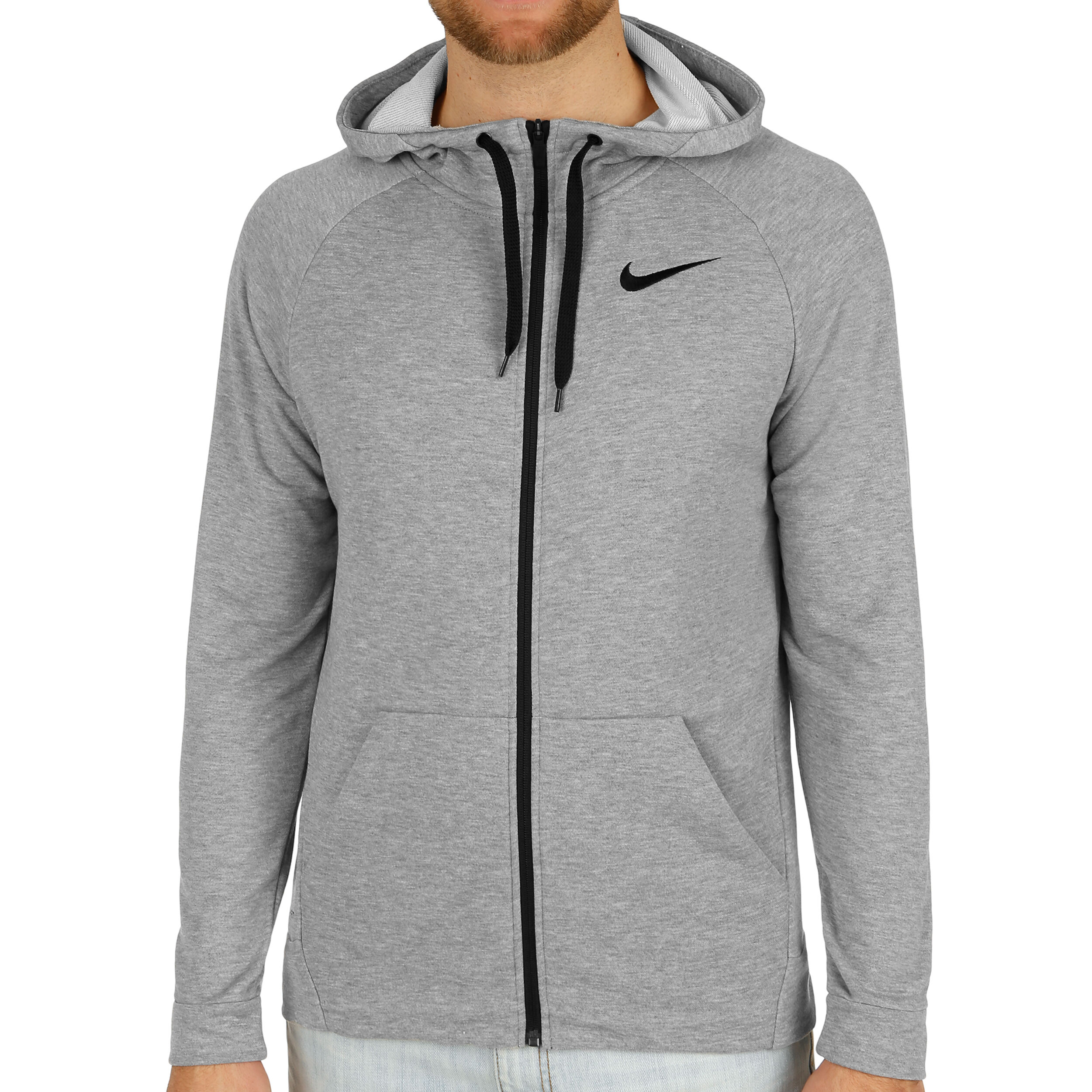 Nike Dry Training Sweatjacke Herren Hellgrau, Schwarz Nike Dry Sweatjacke Herren Grau, Schwarz online kaufen