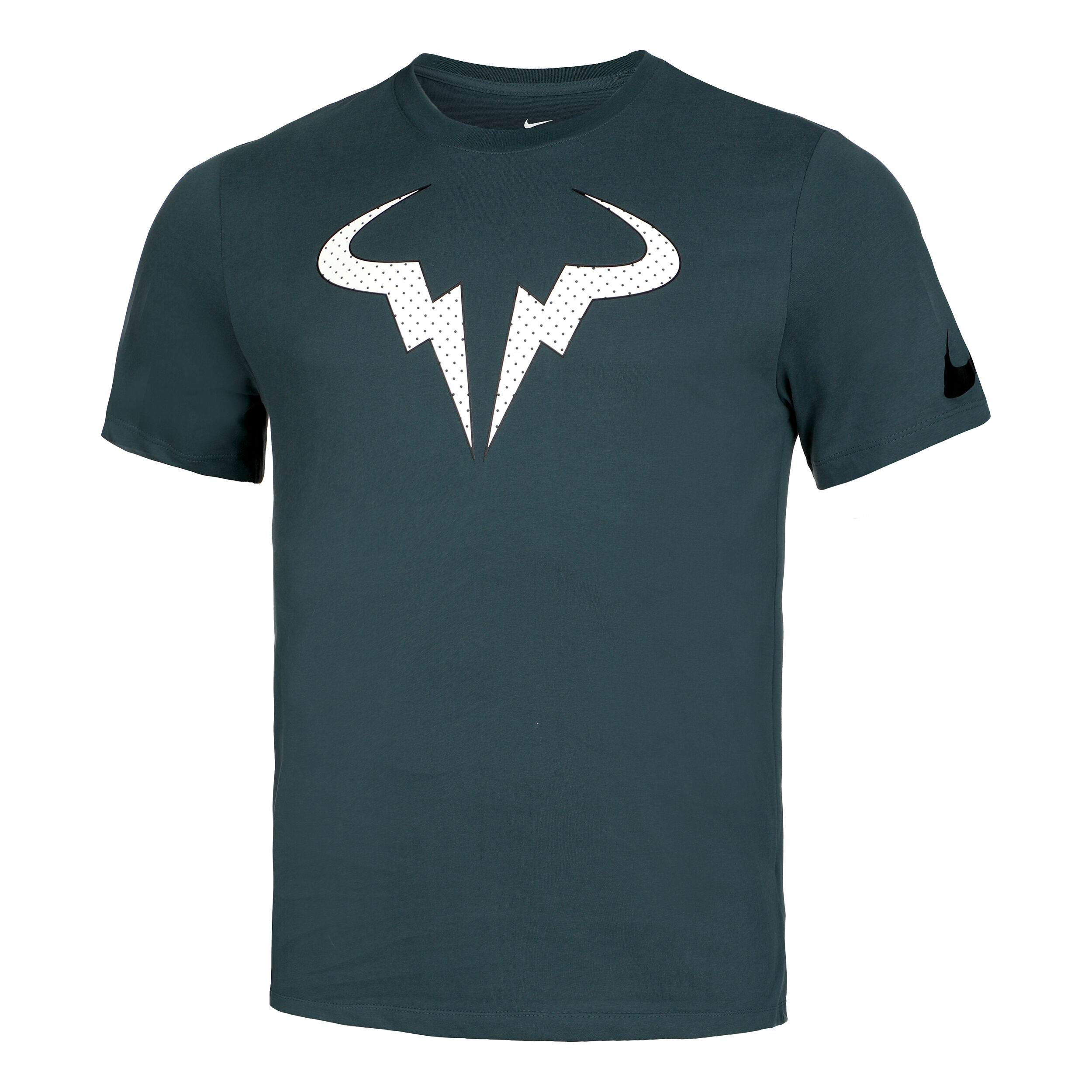Nike Dri Fit Court Rafael Nadal T Shirt Herren Petrol WeiB online kaufen Tennis Point AT