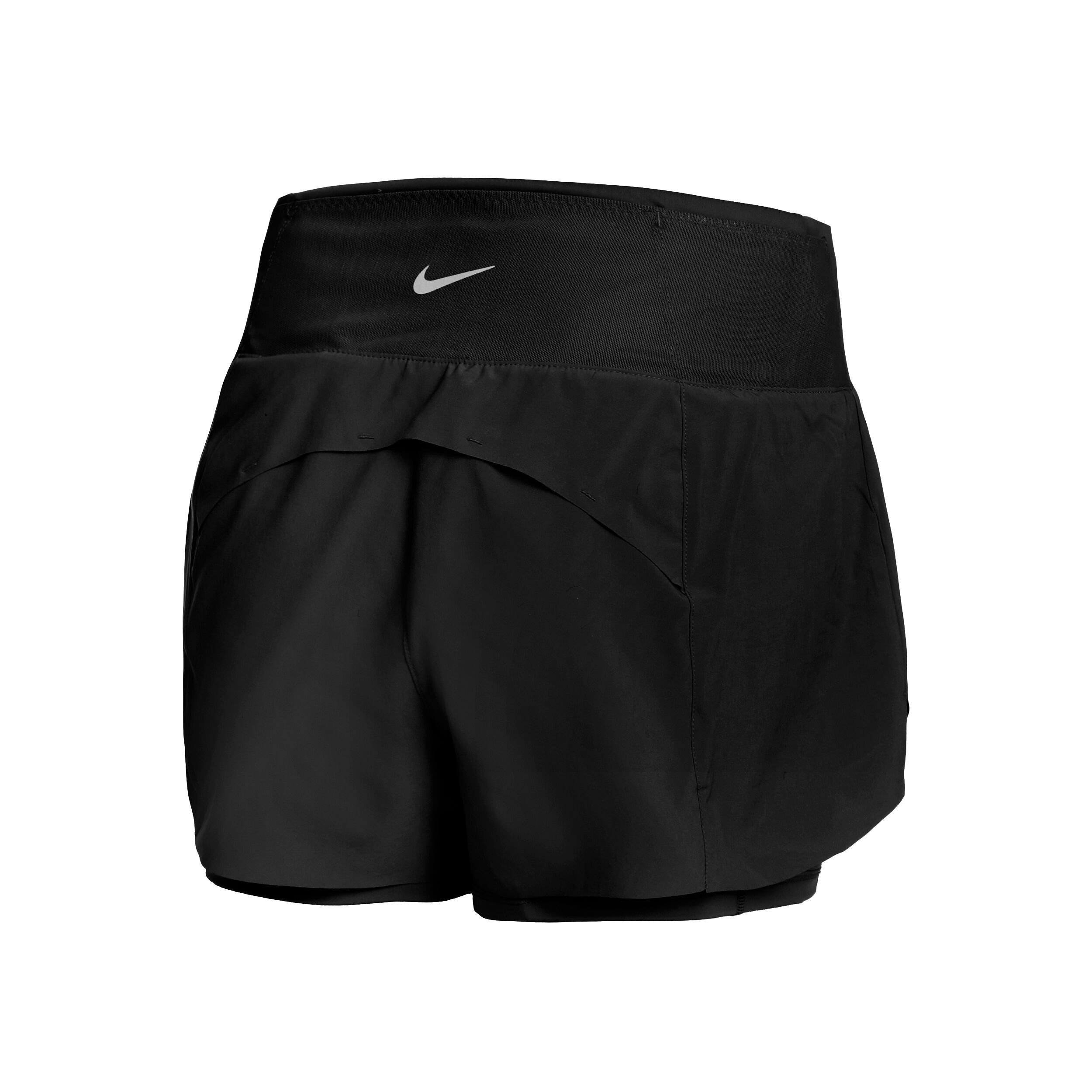 Nike Dri Fit Swift Mid Rise 3in 2in1 Shorts Damen Schwarz online kaufen Tennis Point AT