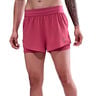 Swift 2in1 Laufshorts Damen - berry, silber