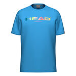 HEAD Bekleidung HEAD Vision Rainbow T-Shirt Herren-blau