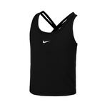 Nike Tennisbekleidung Nike Dri-Fit One Tank-Top Mädchen-Schwarz,Weiß