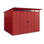 Hörmann Set Berry Gerätehaus Modern-P,Typ3,RAL3004, 2 flg, inkl. Zubehör