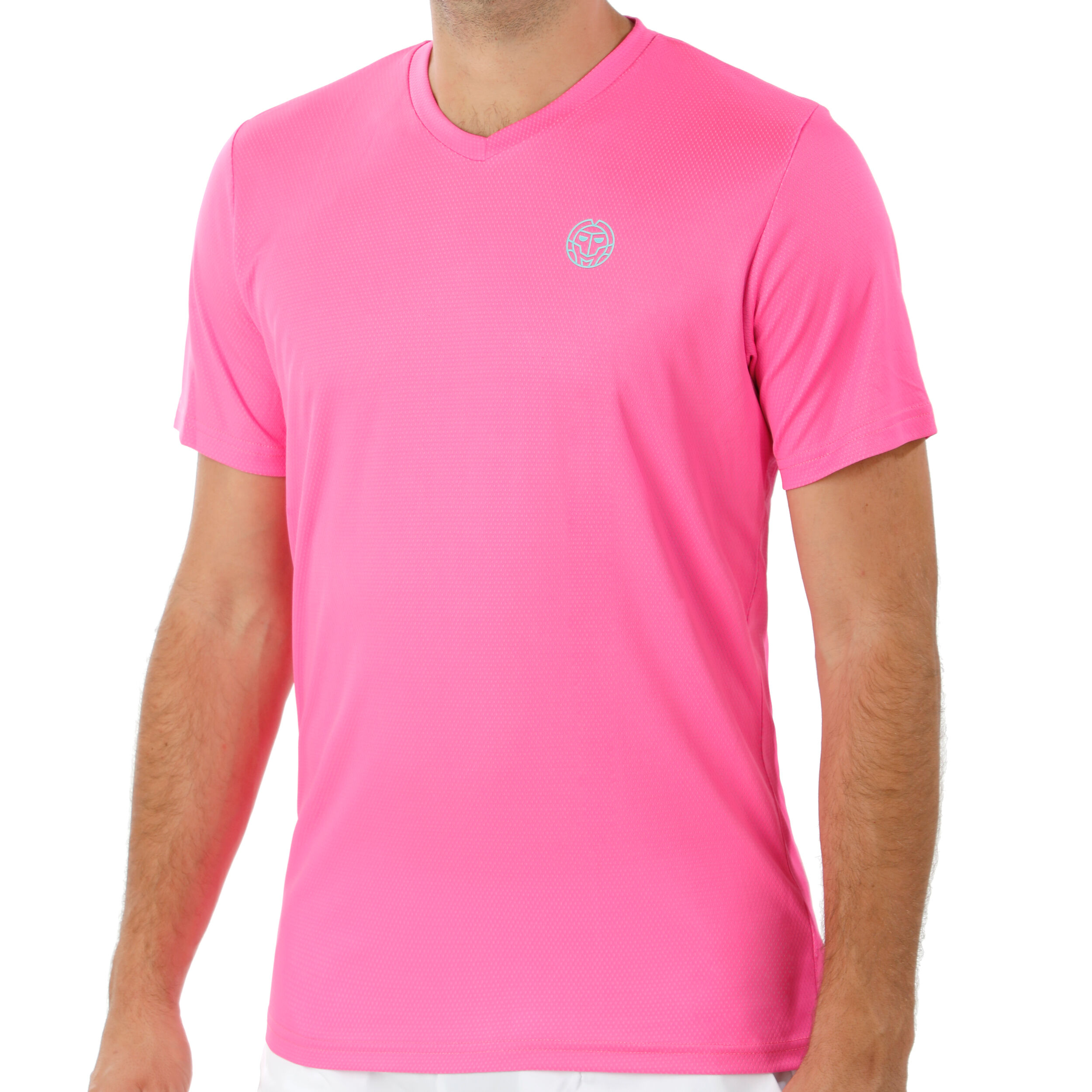 BIDI BADU Herren Ted Tech Tee  T-Shirt pink NEU 