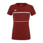 Tecnifibre Bekleidung Tecnifibre Team Tech T-Shirt Damen-Dunkelrot