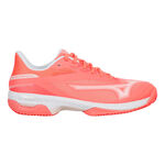Mizuno Tennisschuhe Mizuno Wave Exceed Court Sandplatzschuh Damen-Koralle,Wei&szlig;
