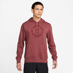 Nike Bekleidung Nike Court Dri-Fit Heritage Hoody Herren - weinrot, 