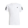 Club T-Shirt Kinder-Weiß,Schwarz