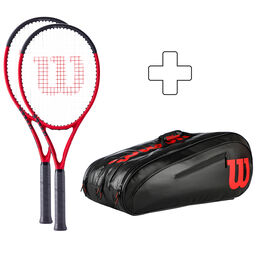 2x Clash 100 V2.0 plus Schlägertasche