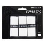 Dunlop Overgrips Dunlop Super Tac 3er Pack-Wei&szlig;