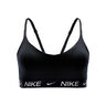 Dri-Fit INDY LGT Support Sport-BH Damen-Schwarz,Schwarz