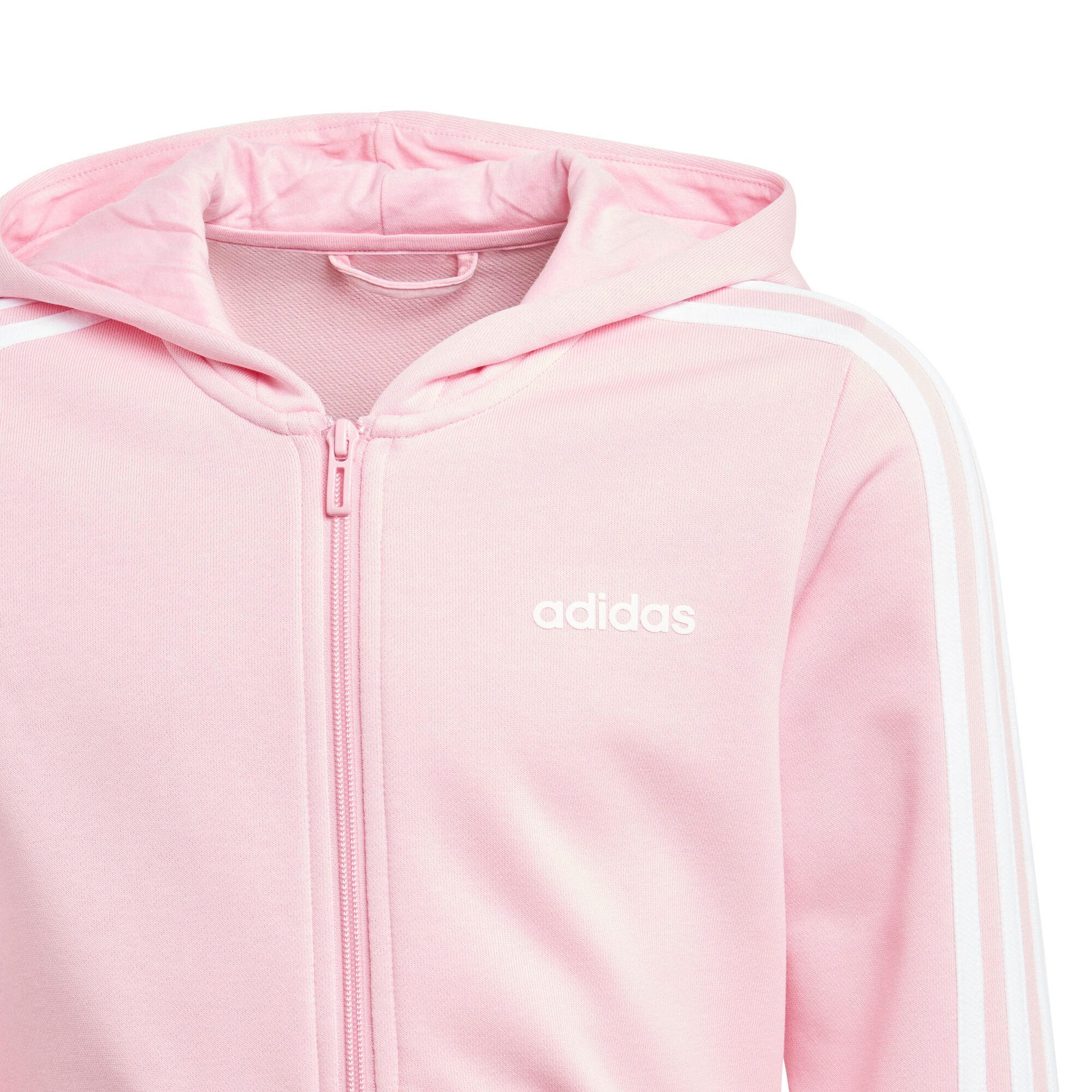 adidas Essentials 3 Stripes Full Zip Sweatjacke Mädchen adidas Essentials 3 Stripes Full Zip Sweatjacke Mädchen