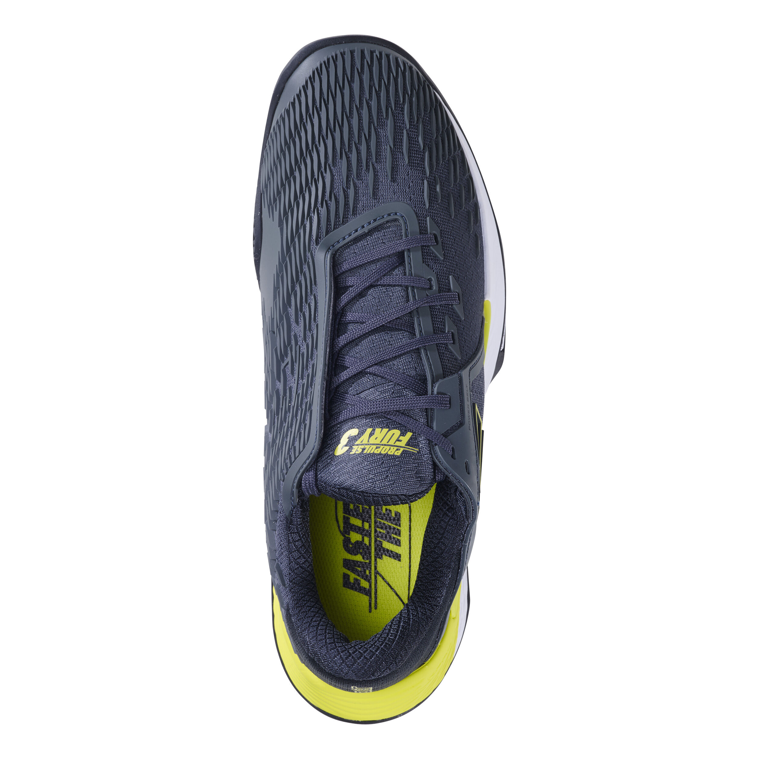 Babolat Propulse Fury 3 Sandplatzschuh Herren Dunkelgrau Neongrun online kaufen Tennis Point AT
