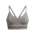 Under Armour Bekleidung Under Armour Seamless Low Long Sport-BH Damen-Grau
