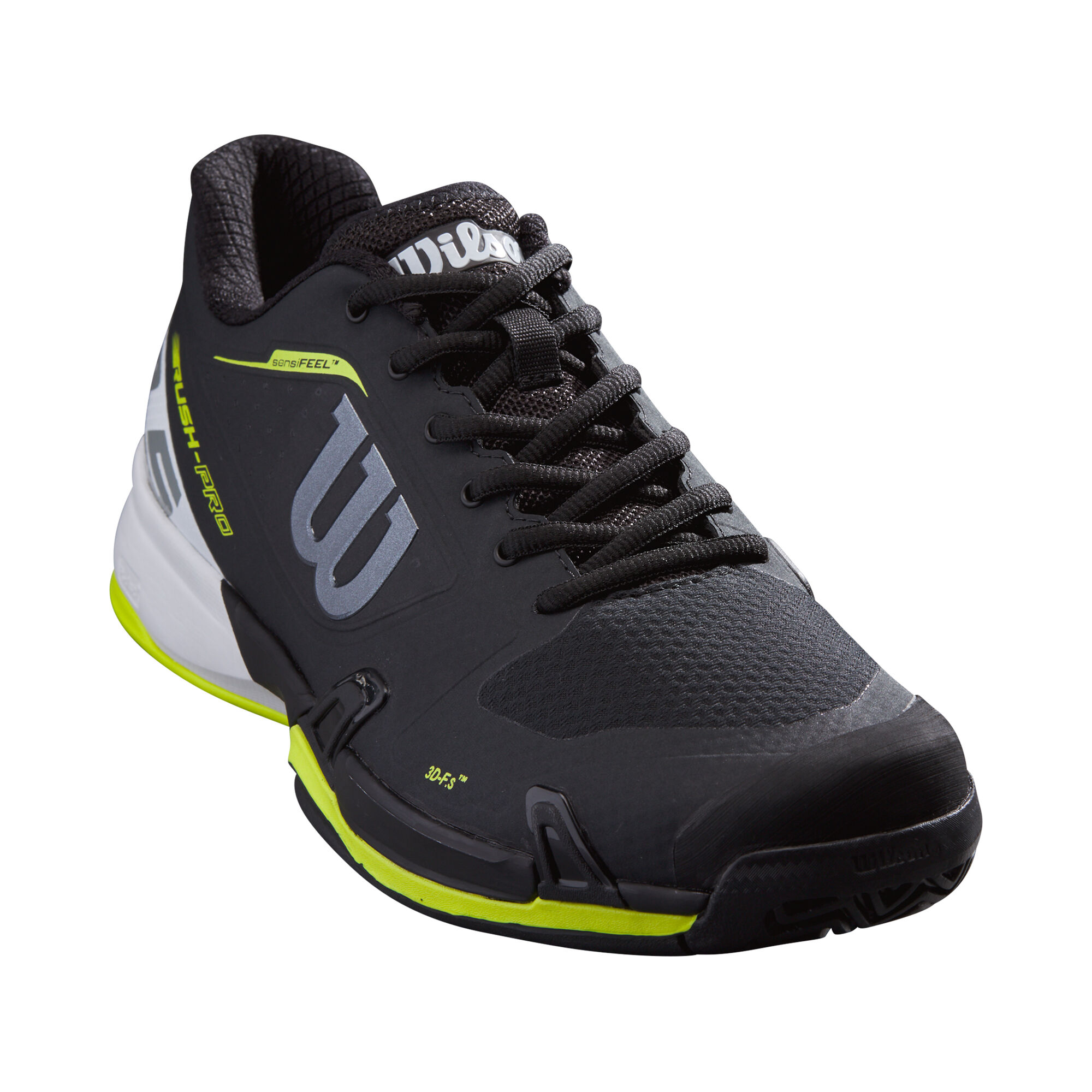 Wilson Rush Pro 2.5 2021 Allcourtschuh Herren - Schwarz ...