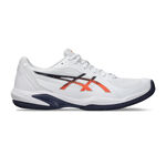 ASICS Tennisschuhe ASICS Solution Swift FF 2 Sandplatzschuh Herren-Wei&szlig;,Orange