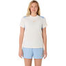 Core T-Shirt Damen-Creme,Blaugrau