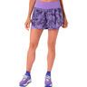 Road AOP 2in1 3.5in Laufshorts Damen-lila